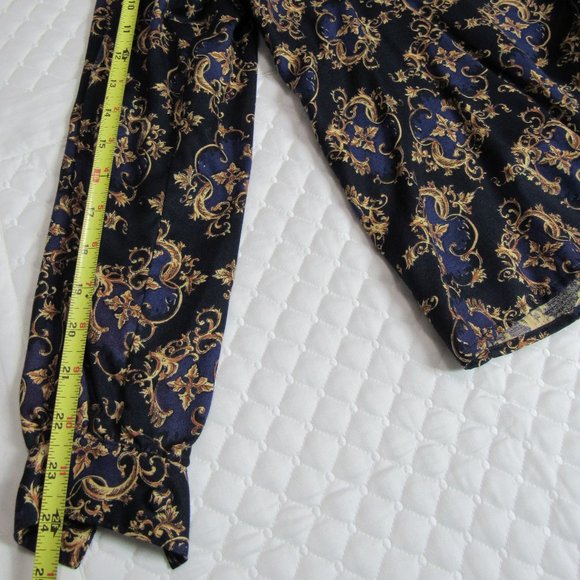 Patterned Talbots Button Up Blouse - Picture 6 of 10